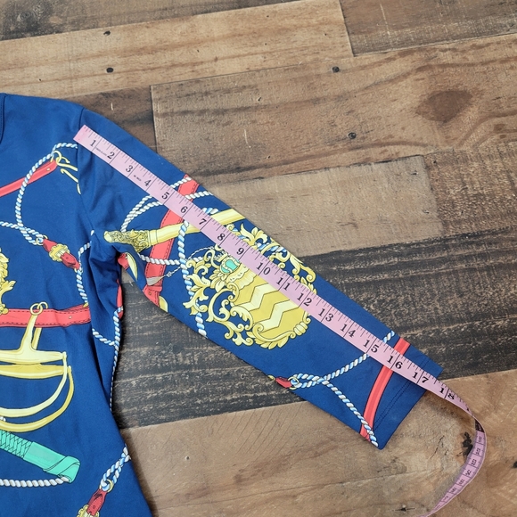 Extra Small J. McLaughlin Equestrian Horse Knit Top xs - Picture 6 of 6